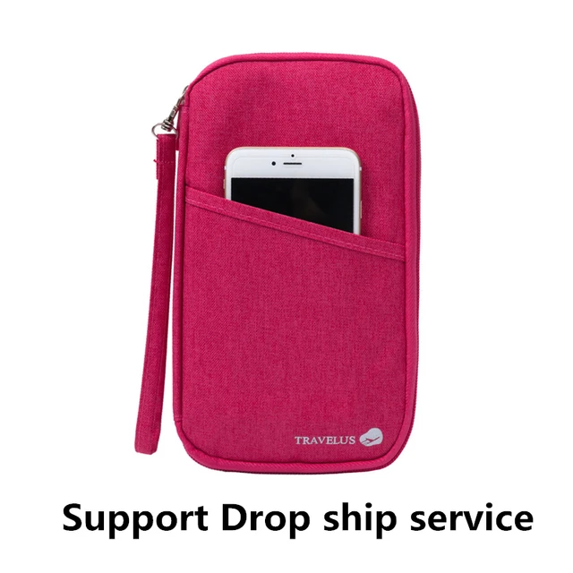 Women Travel Organizer Passport Holder Card Package Credit Card Holder Wallet Document Package Fashion Multi Pockets Card Pack 2