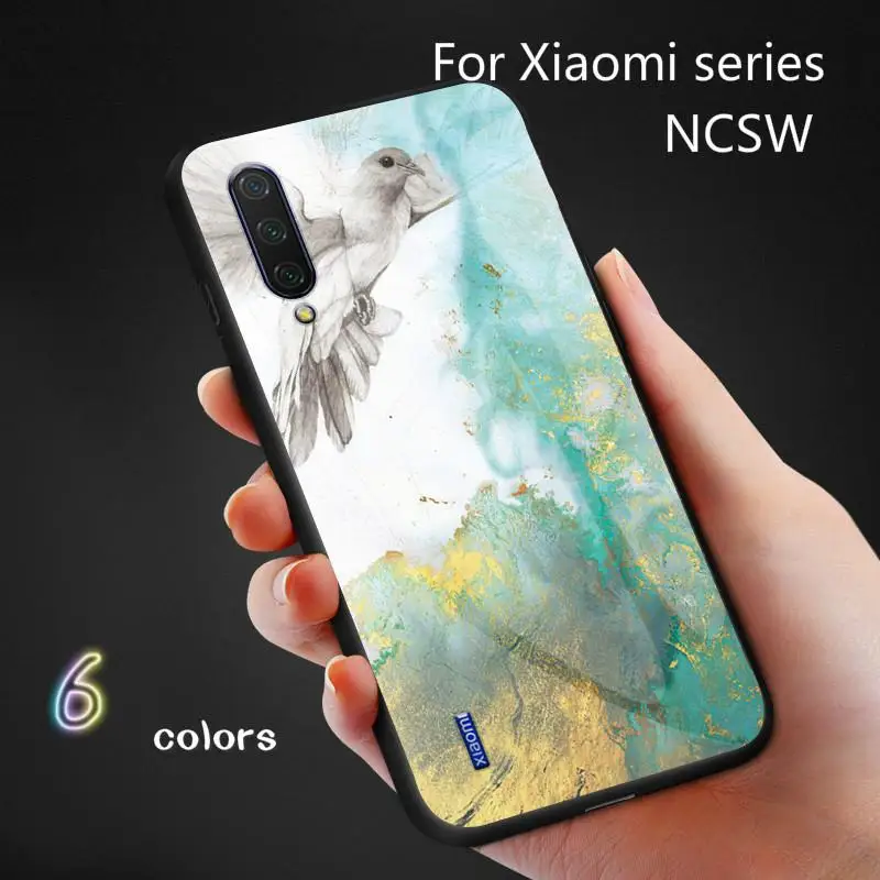 

2019 New Marble Protective Cases For Xiaomi CC9E A3lite Mi 8 9 Lite 9SE Mi Play MAX MAX3 MIX2S 6X A2 5X A1 Mi F1 Tempered Case