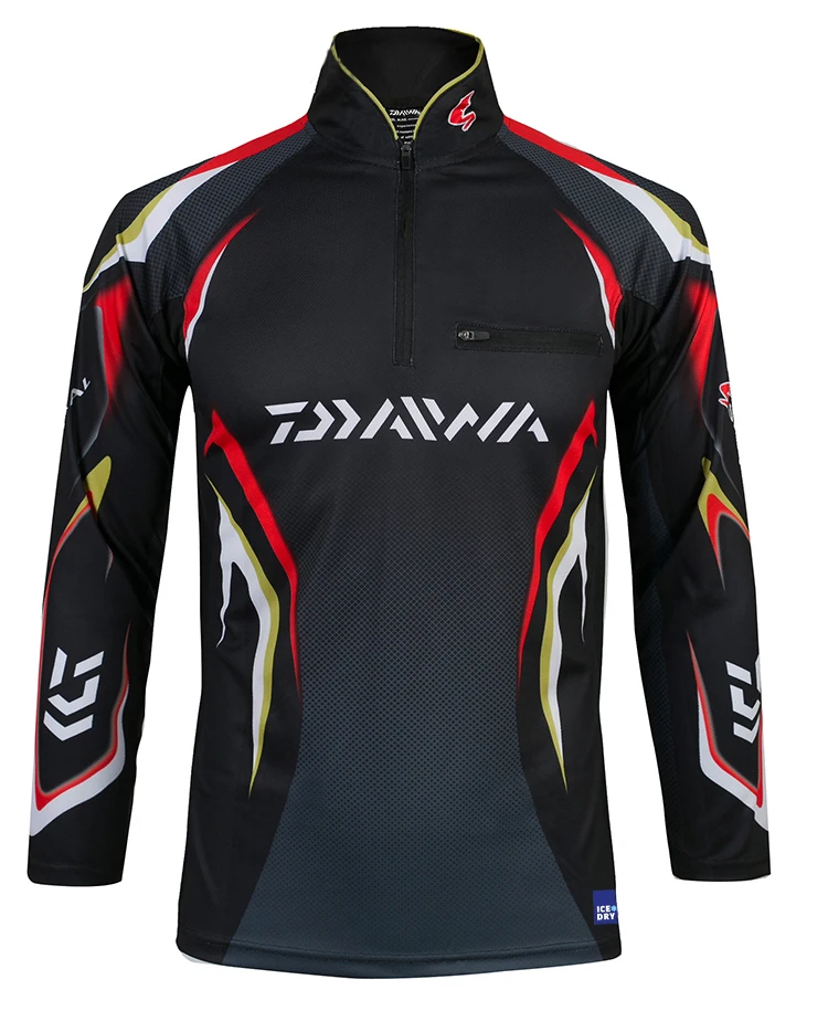 Новинка, одежда для рыбалки DAIWA, Мужская одежда, дышащая, защита от солнца, УФ, теплая, для рыбалки, Джерси, спортивная одежда, костюм dawa, рыболовство, рубашка