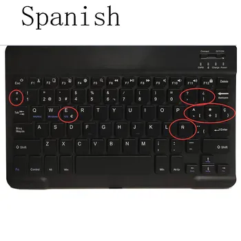 

Free ShipCARPRIE Universal Wireless Bluetooth Keyboard Ultra Slim Hebrew Spanish 9.7 Inch Teclado mecánico inalámbrico