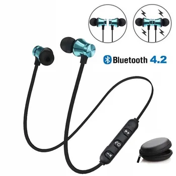 

Magnetic Wireless bluetooth Earphone XT11 music headset Phone Neckband sport Earbuds Earphone with Mic For iPhone Samsung
