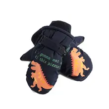 1 пара детских зимних теплых перчаток, ветрозащитные Детские перчатки для мальчиков и девочек, лыжные перчатки для велоспорта, альпинизма, водонепроницаемые детские перчатки, варежки