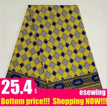 Анкара африканская вощеная ткань принтом настоящий воск хлопок 6 ярдов для платья вечерние Diy Швейные материалы 092324