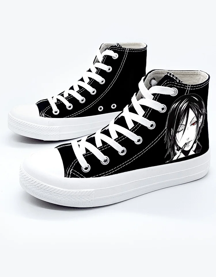 Black Butler cosplay Anime cartoon students high help canvas fashion shoes casual comfortable women and men college cos