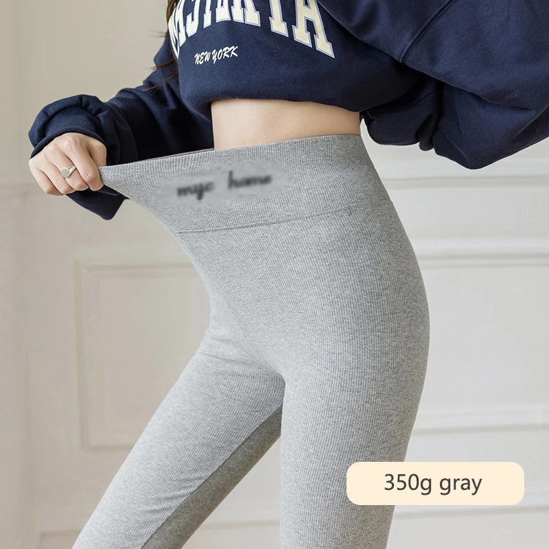 yoga pants Winter Plus Velvet Leggings Women Thickened Outer Wear High Waist Trousers Solid Color Warm Feet Pants spanx leggings Leggings