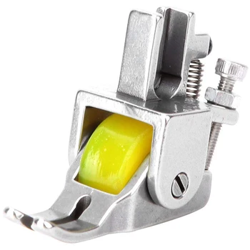 

Industrial Sewing Machine with Adjustable Presser Foot and Transparent Wheel Presser Foot