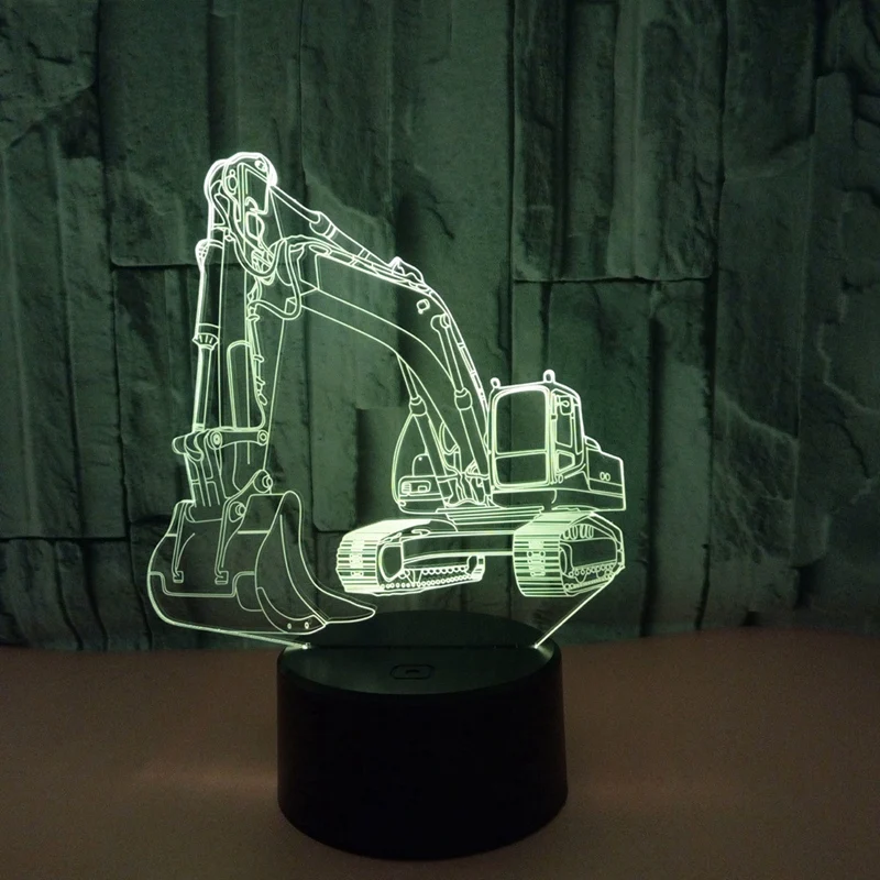 

Led Press Light 3D Night Light Child Night Light LED Car Night Light Night Lamp Led Home Deocration for Boys Man Gifts