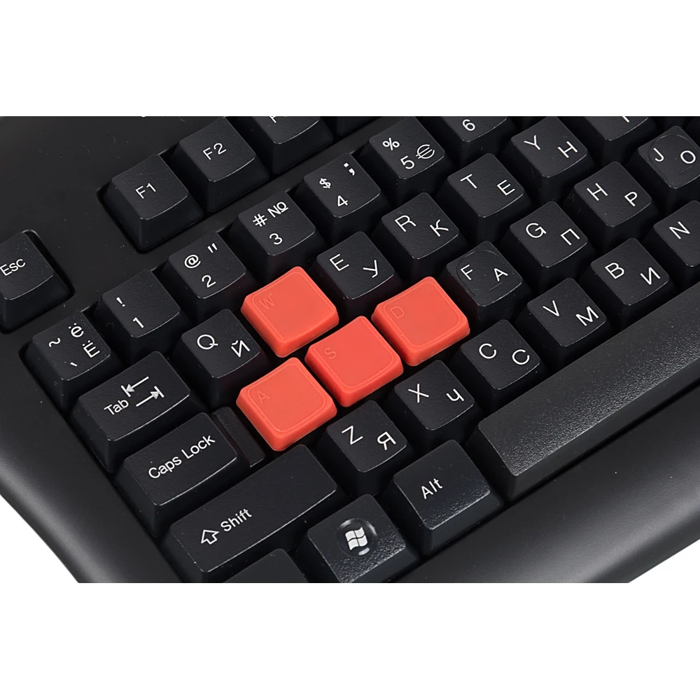 Клавиатура A4 KB-28G-1 серый/черный USB Multimedia for gamer
