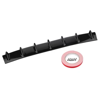 

Car SUV Shark Fin 5 Wing Lip Diffuser Rear Bumper Chassis Black ABS Spoiler Lip