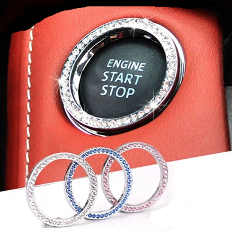 

1PCS Car engine start/stop ignition key ring for Cadillac XTS SRX ATS CTS/Renault Koleos Fluenec Latitude