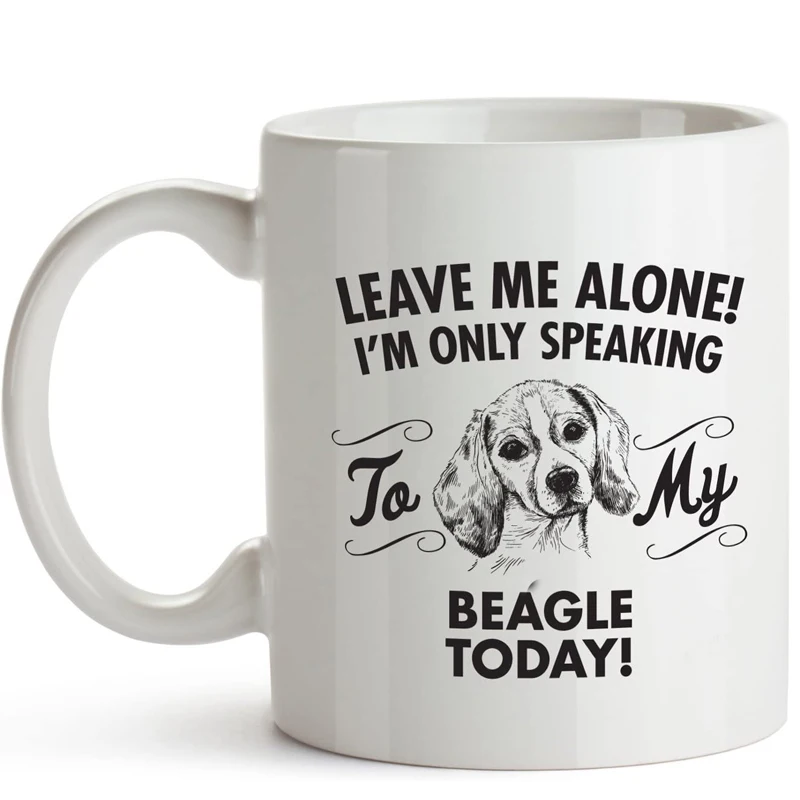 Подарочная кружка Beagle Mom для рождества женщин мужчин декор папы украшения