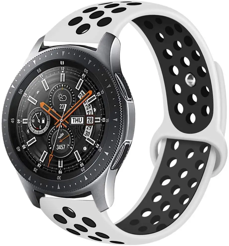 Ремешок силиконовый для Samsung gear s3 Frontier/Classic Sport Воздухопроницаемый браслет Galaxy watch