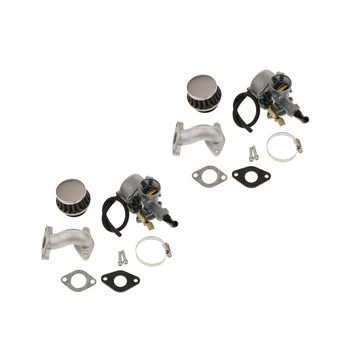 

2Set PZ19 Carb 19mm Carburetor Air Filter Intake For 70cc 90cc 110cc ATV