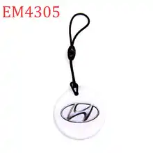 125 кГц водонепроницаемые автомобильные Логотипы брелоки пустая карта RFID Близость EM4305 EM4205 смарт-тег значок карты контроля доступа брелок 1 шт