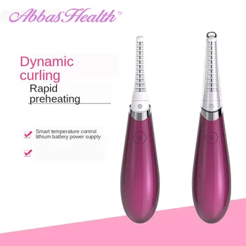 

Abbashealth Portable Pen Style Electric Heated Eyelash Curler USB Rechargeable Electric Heated Makeup Curling Clip