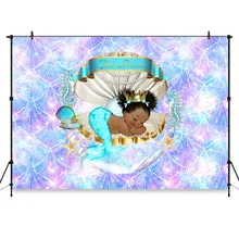 #Special Offers Royal Mermaid Princess Backdrop Under The Sea Shell Crown Baby Shower Background Little Black Girl Birthday Party Decoration #Special Offers Royal Mermaid Princess Backdrop Under The Sea Shell Crown Baby Shower Background Little Black Girl Birthday Party Decoration
