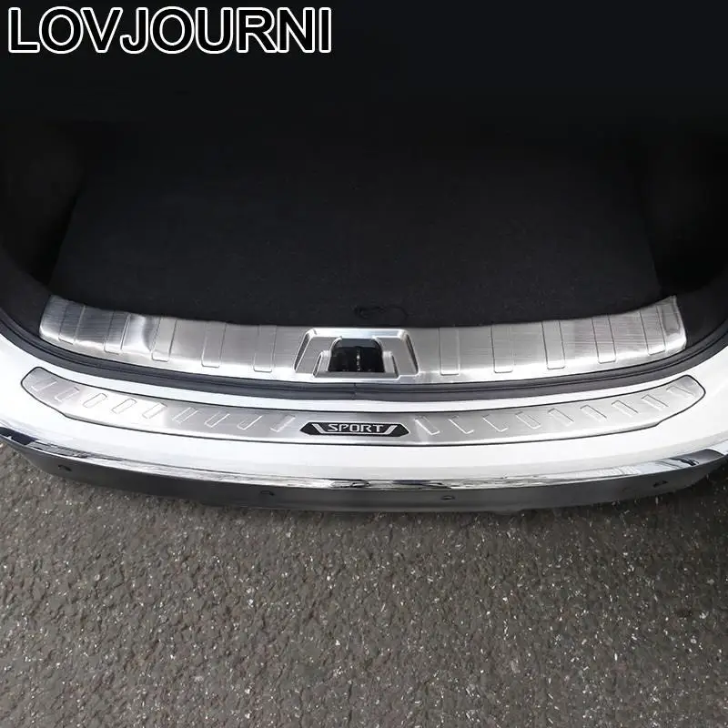 

Trunk Rear Panels Foot Pedal Exterior Automobile Chromium Automovil Parts Protecter Sticker Strip 16 17 18 19 FOR Nissan Qashqai