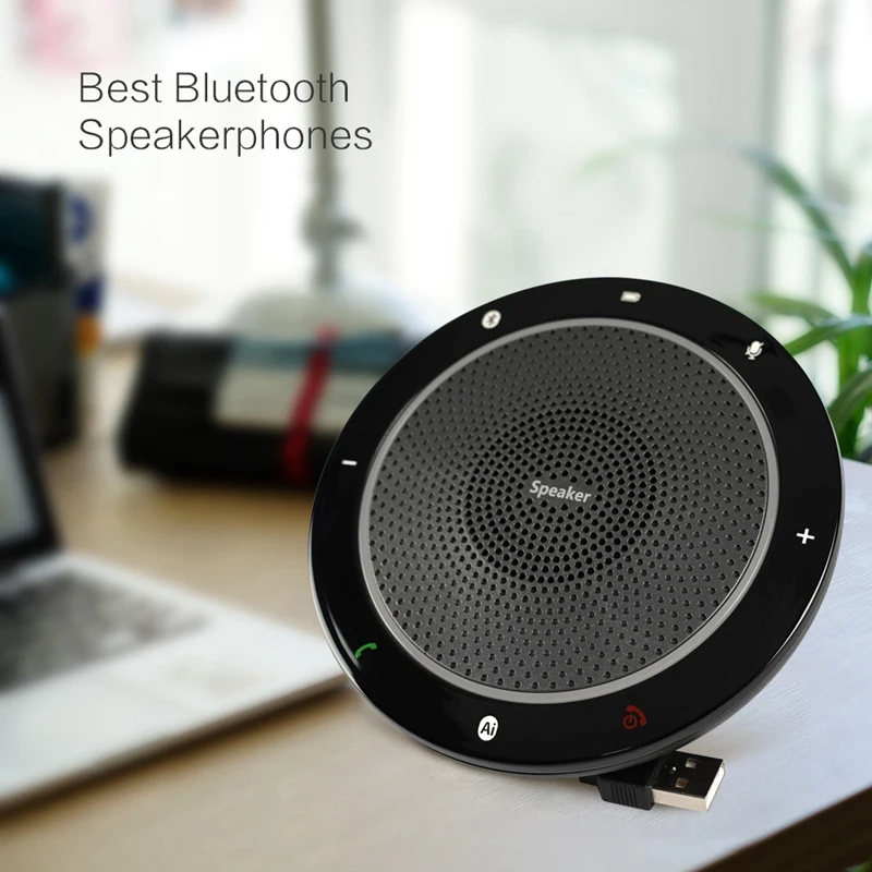 Всенаправленный микрофон пресс Смарт Bluetooth динамик USB Конференц телефон двойной