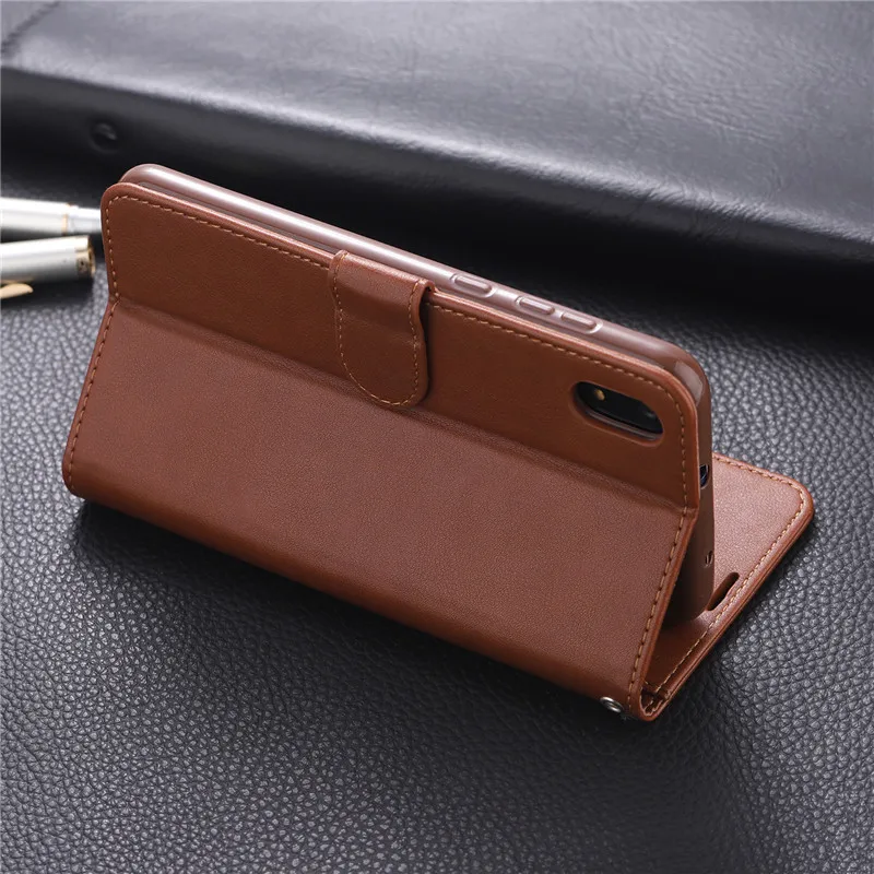 Для Xiaomi Redmi 7A чехол, Роскошный футляр чехол для телефона из искусственной кожи для Xiaomi Redmi 7A Чехол Флип мягкая задняя крышка