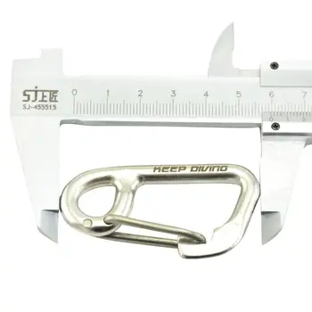 

Diving Buckle Safety Hook For Climbing Water Sports Scuba Snorkeling Safety Buckle Clip Bolt Snap Emergency Tool Stainless Steel