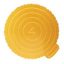 10 шт. круглый квадратный Золотой Цвет основа для торта мусс доски для торта Подставки практичная доска для кекса портативный Декор формы для выпечки