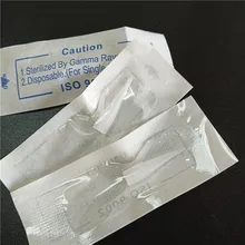 100 шт. Перманентный макияж бровей губ кончик иглы для тату-машинок шапки насадка для солнечного света и протопалитоя G-8650 G-9740 машина 1/3/5RL