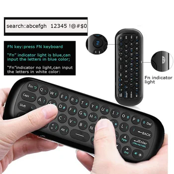 

Air Mouse Remote Control with Mini Wireless Keyboard 2.4GHz Gyro USB Remote Controller IR Learning for Android TV Box Laptop PC