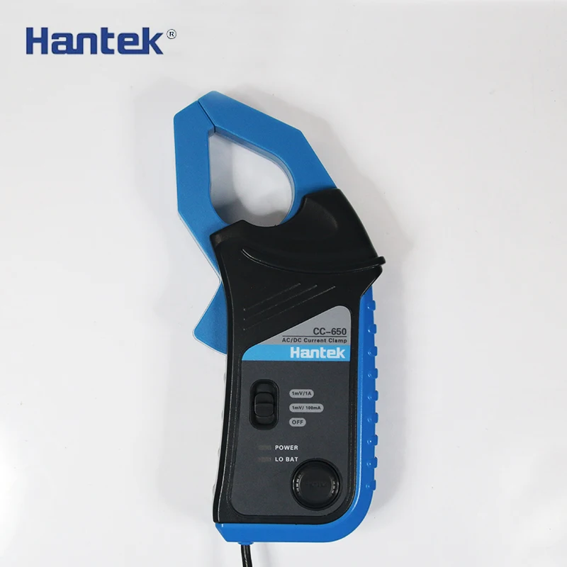 

Hantek CC-650 AC/DC Current Clamp Meter with BNC Connector Transducer to Oscilloscope Automotive Repair Test Tool