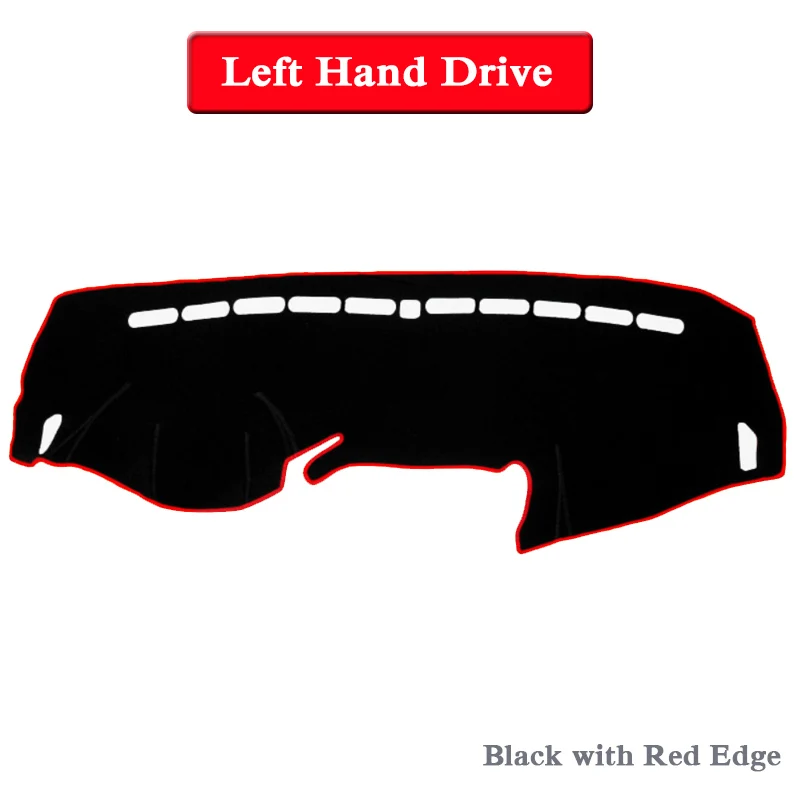 Red LHD Автомобильный Стайлинг приборной панели Избегайте Light Pad Инструмент крышка платформы коврик Роза для Chery Tiggo 7 T15-Настоящее LHD и RHDAnti-коврик - Название цвета: Red LHD