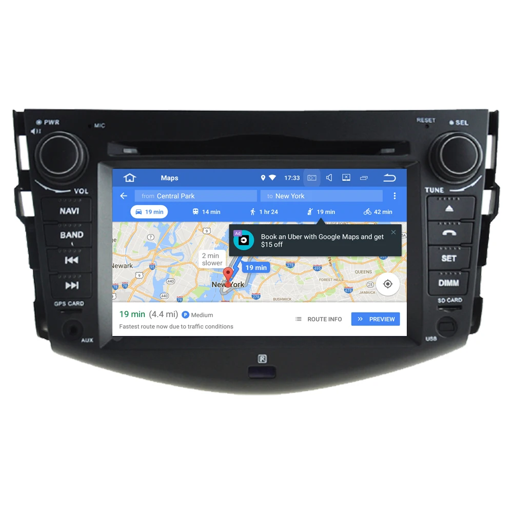 RoverOne Car Multimedia Player For Toyota RAV4 2006 2007 2008 2009 2010 2011 2012 Android 9.0 Radio Stereo DVD GPS Navigation