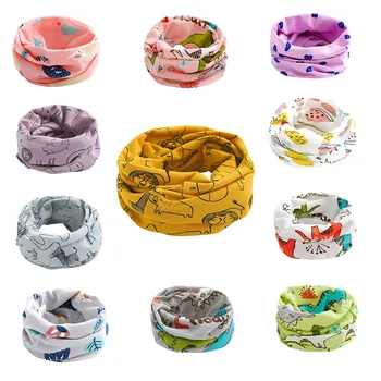 

Children Cotton Accessories Baby Burp Solid Soft Scarf ring Baby Bibs For Boys Girls Warm winter Scarves Lovely Kids Neckerchief