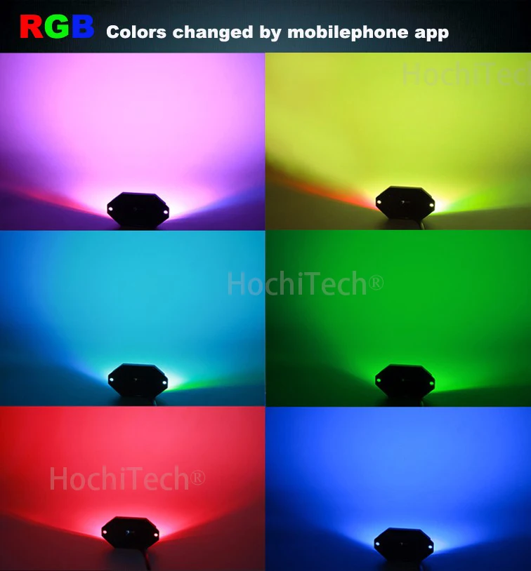 Для Jeep Grand Commander светодиодный Автомобильный свет RGB светодиодные горные фонари Bluetooth управление многоцветный неоновый светодиодный фонарь комплект