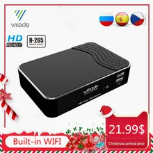 Полностью 1080P цифровой эфирный приемник DVB-T2 8606 ТВ тюнер рецептор встроенный wifi H.265/HEVC Поддержка HD аудио IP ТВ Youtube