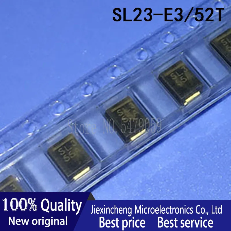 50 шт. SL23-E3/52T SL23 SMB 30V 2A DO214AA новый оригинальный | Электроника