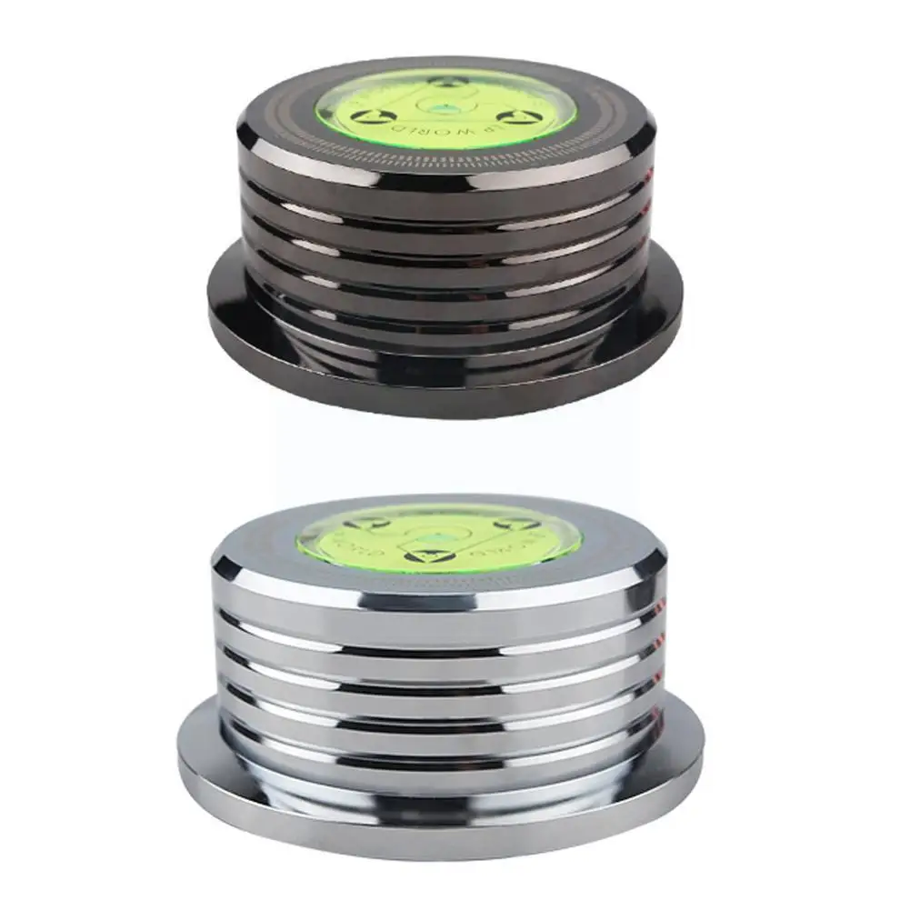 Universal 60Hz LP Vinyl Record Player Disc Turntable Stabilizer Aluminum Clamp Weight with Level Alloy T5P5 | Электроника
