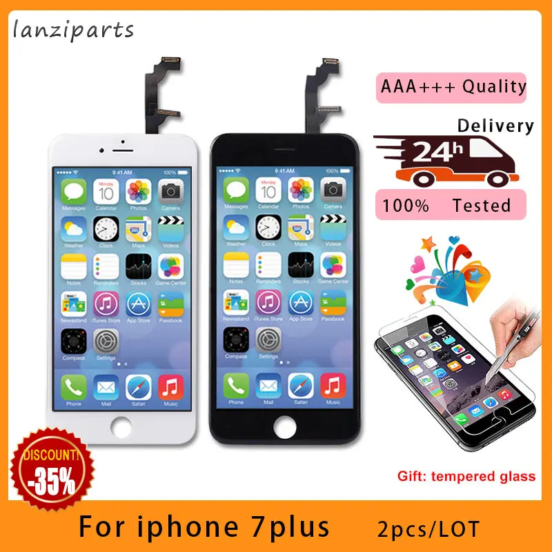 AAA Качество для iPhone 6 плюс ЖК дисплей 5 дюймов сенсорный экран дигитайзер сборки