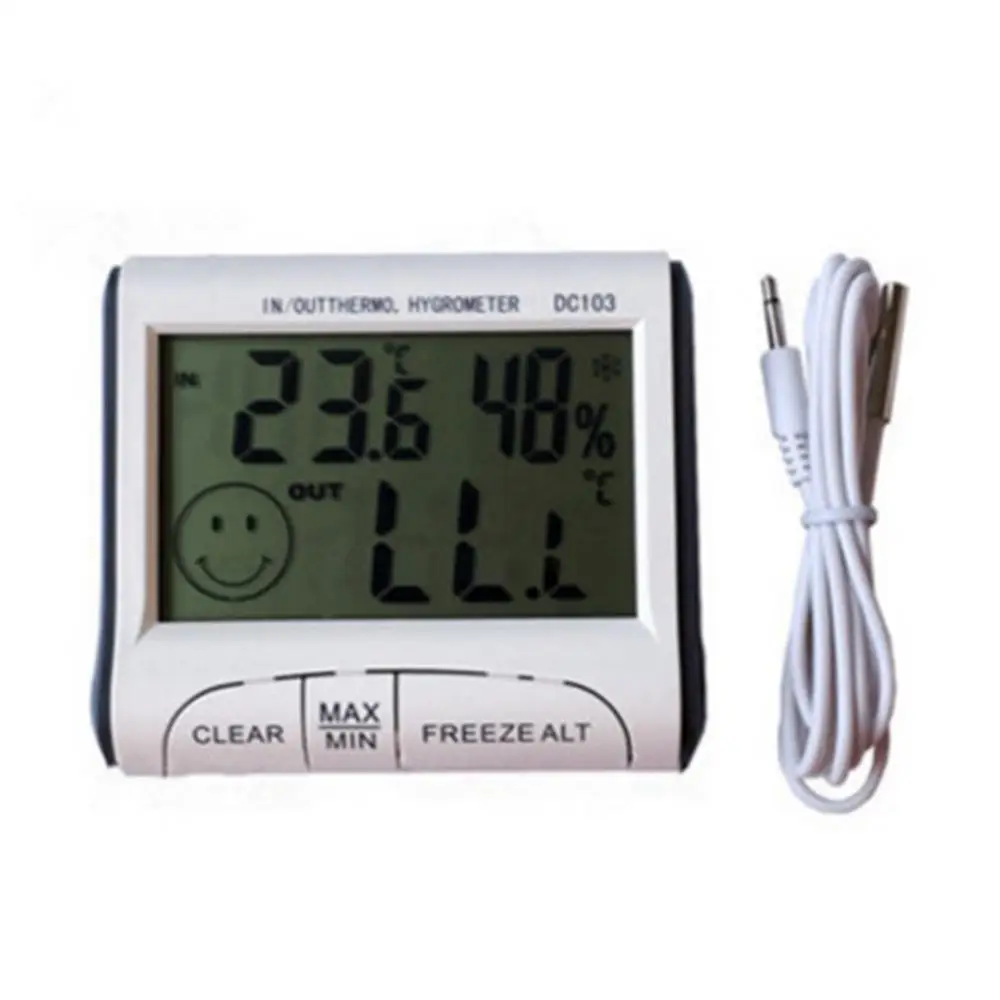 Dc103 Electronic Hygrometer Lcd Digital Thermometer Temperature