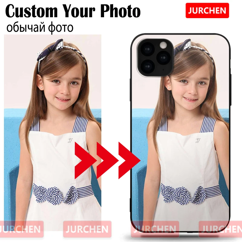 JURCHEN пользовательский чехол для телефона iPhone 12 Mini 11 Pro Max SE 2020 8 7 6 5 Plus под заказ X XR XS