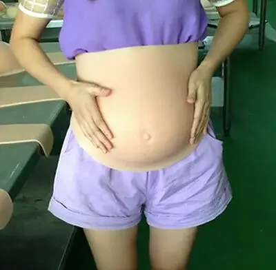 2-10 месяцев все размеры мягкий поддельный живот месяц беременный ребенок Bump силиконовые протезы животик искусственный для женщин и актеров
