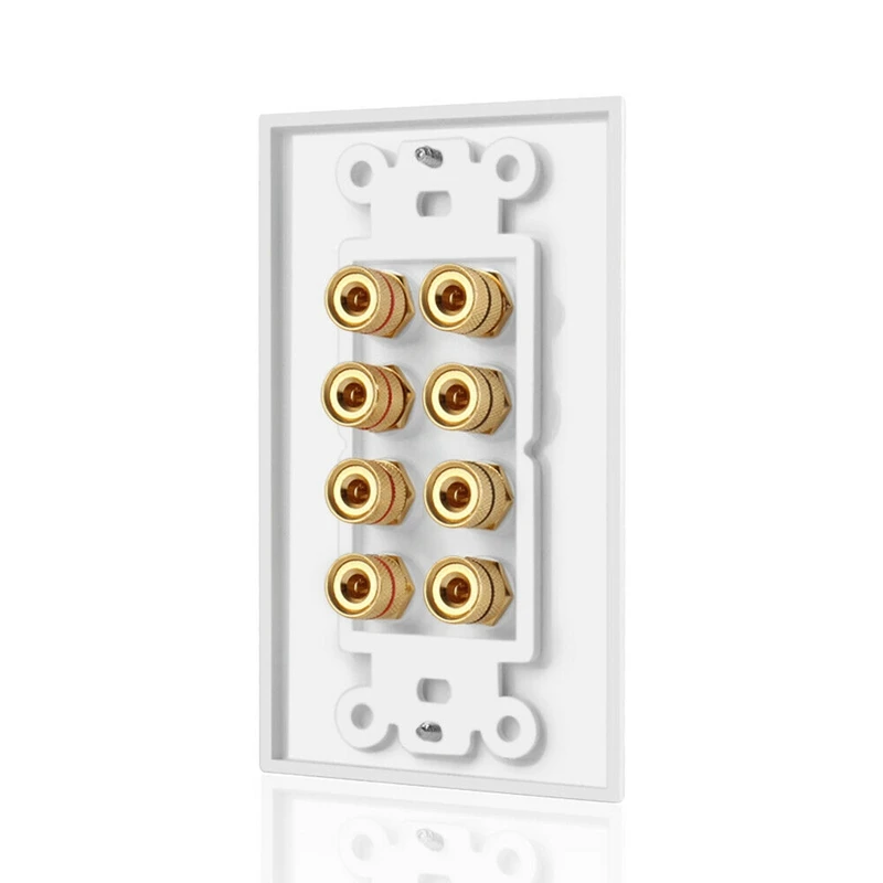 8 постов настенная панель динамика домашний кинотеатр настенная панель аудио панель для 4 динамиков s