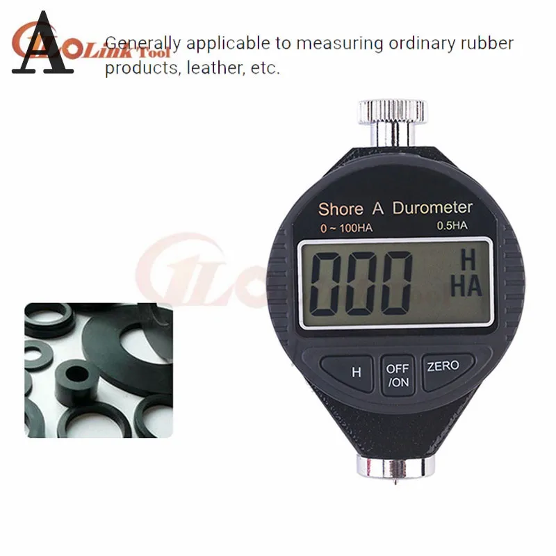 Mini Lightweight C Type Hardness Tester Durometer Meter for Synthetic Rubber Measuring LX-C-1/LX-C-2 GUOCAO Hardness Tester Hardness Tester LX-C-2