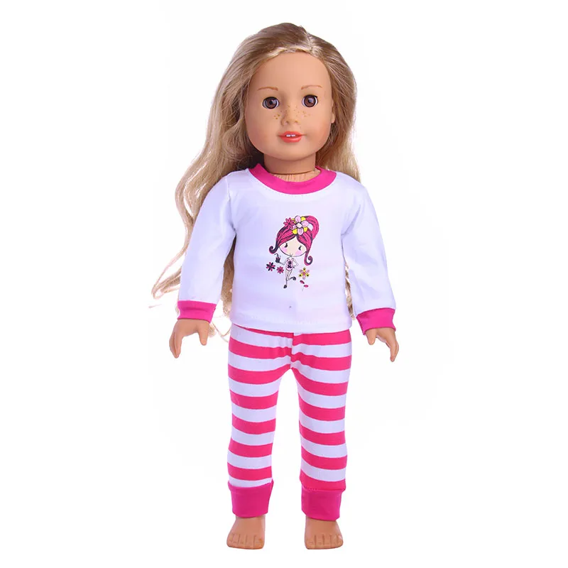 Doll Pajamas Nightgown Set 3