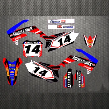 

Motorcycle stickers custom complete tool graphics background decal sticker quantity luster for teamCRF250R10-13 450R09-12 2011