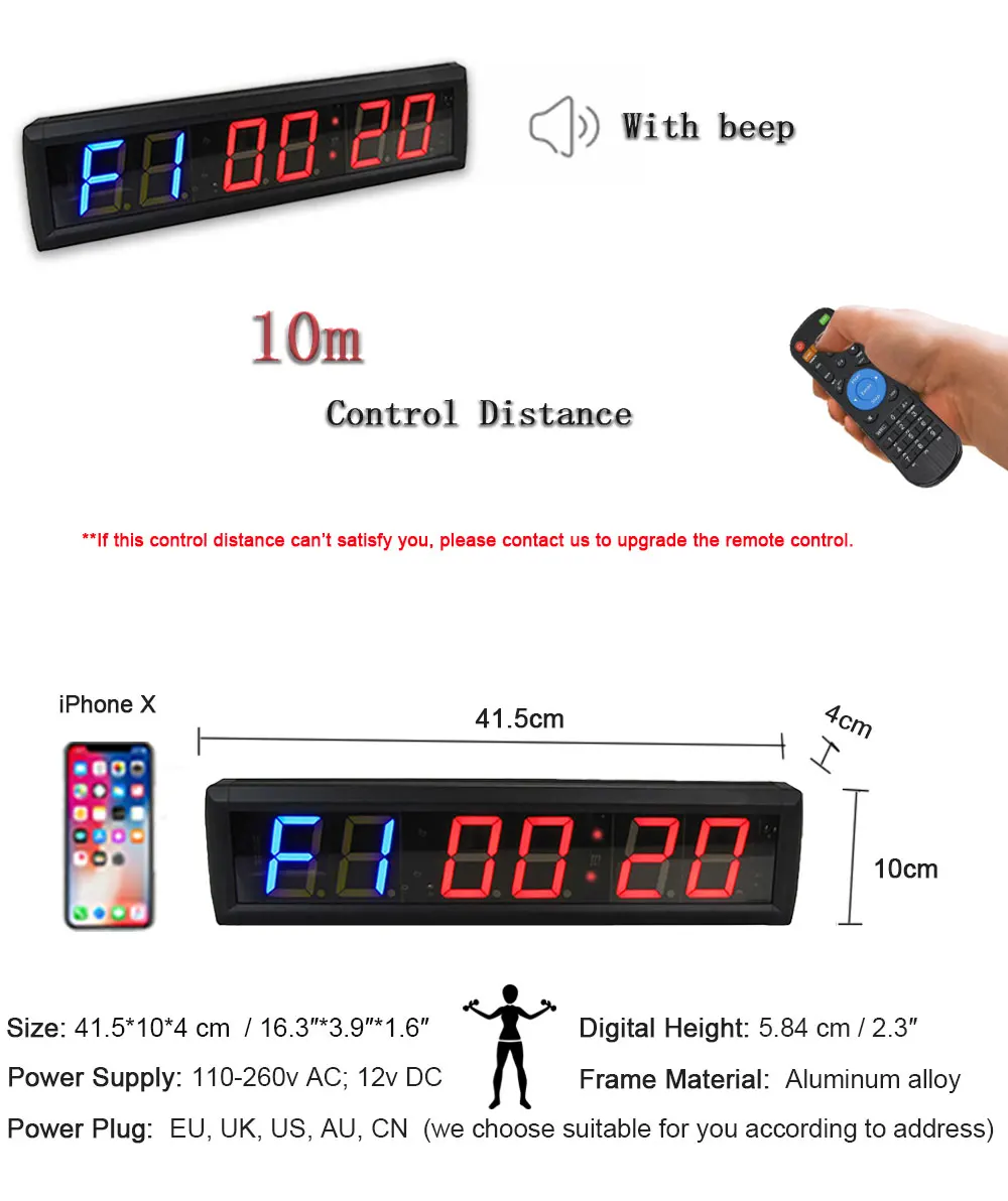 gym timer crossfit stopwatch clock 3