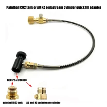 Co2 Charging Adapter Fill Station with W21.8 Connetcor for Paintball Tank or Austraila,New Zealand Sodastream Cylinder Refill Co2 Charging Adapter Fill Station with W21.8 Connetcor for Paintball Tank or Austraila,New Zealand Sodastream Cylinder Refill