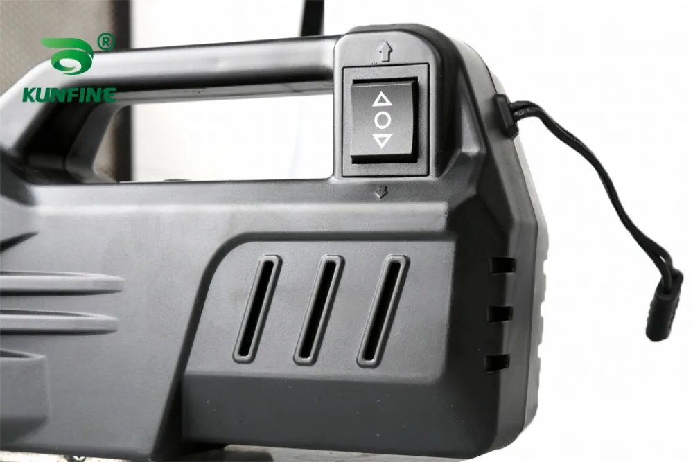 KUNFINE 12V 5Ton 3Ton Car Electric Tire Lifting Car Jacks Hydraulic Air Infatable Car Floor Jack With Tire Gauge Air Pump (5)