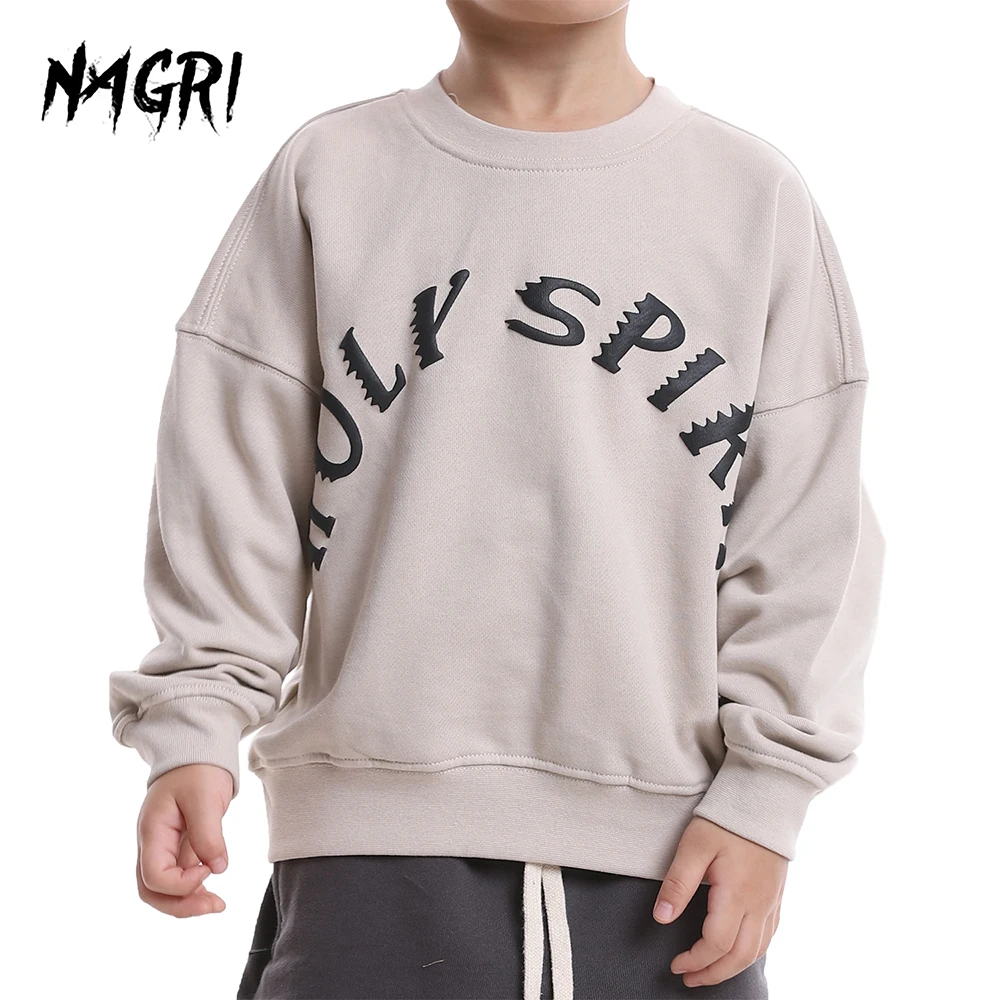 NAGRI-Sudadera con capucha de Kanye West para niños, ropa para parte superior infantil, de Hip Hop, suave