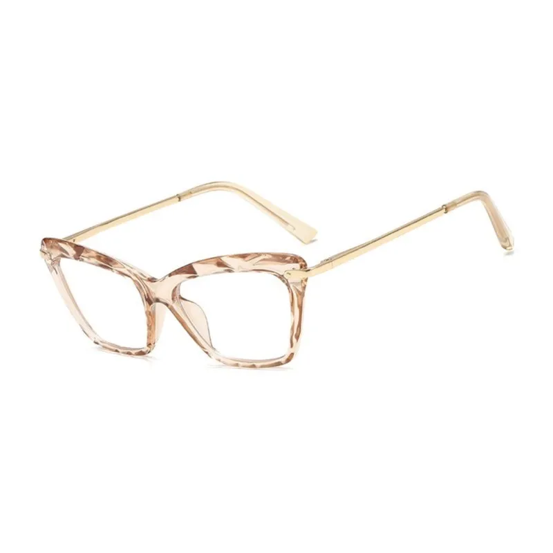 Модные оправы для очков для женщин дизайнерские женские очки кошачий глаз Роскошные Брендовые очки «кошачий глаз» - Frame Color: C03