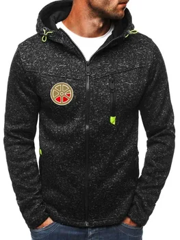 

Jacket Men Hoodies Custom Logo Print Mens streetwear Fleece Zipper Sweatshirts Male Tracksuit W
