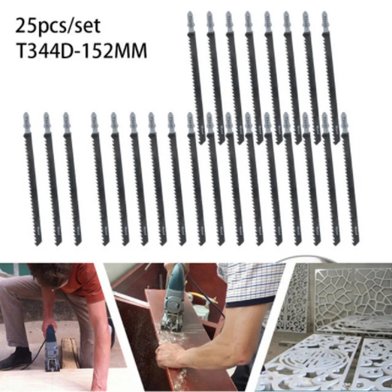 Лезвия для пилы T344D 6 TPI комплект из 5/10/15/20/25 шт. T хвостовик резания дерева и